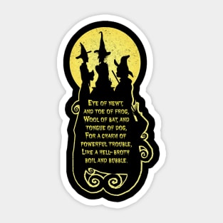 Witches Brew Halloween Sticker